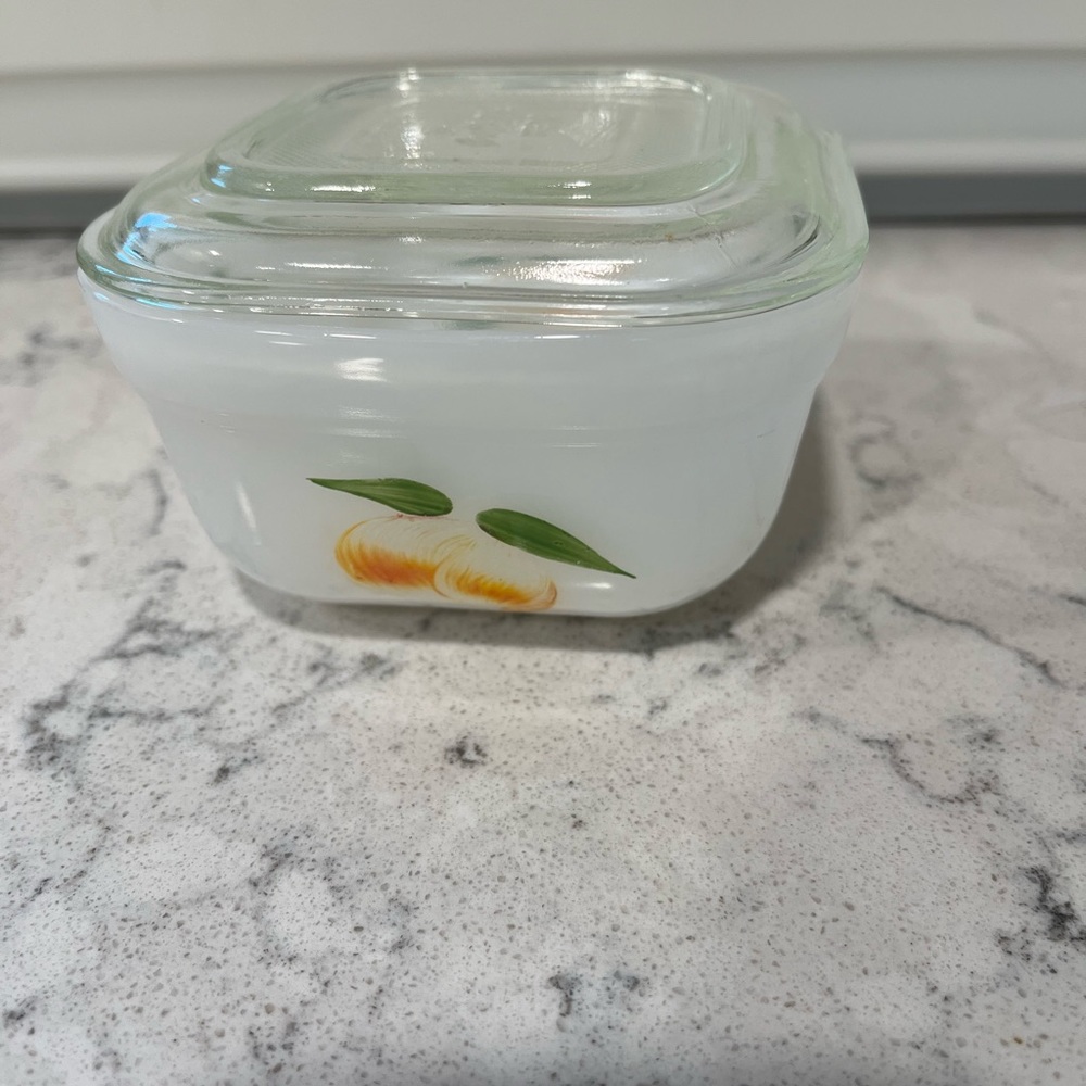 Vintage Fire King Refrigerator Dish